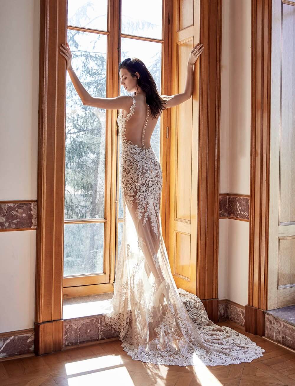 Creme Couture- Woman in gorgeous wedding dress