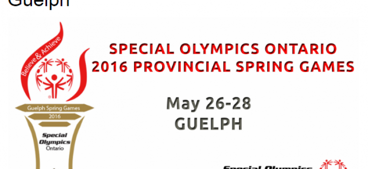 Special Olympic 2016 Spring Games in Guelph
